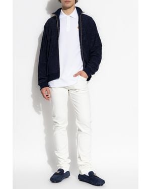 Versace Jeans With Tapered Legs - Blue