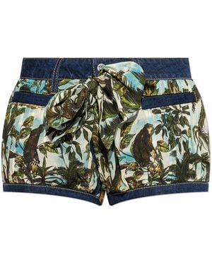 DSquared² Printed Shorts - Green