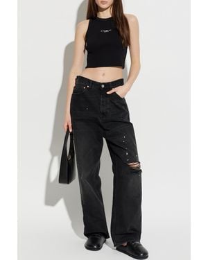 Givenchy Top With Z Logo - Black