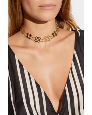 Tory Burch Choker With Pendants - Black