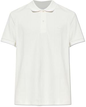 Lacoste Polo With Logo Patch - White