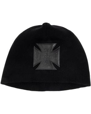 Vetements Wool Beanie With Logo - Black