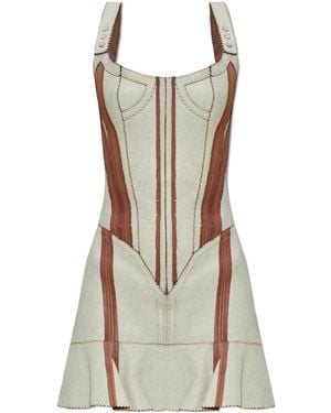 KNWLS "Scallop" Dress - White