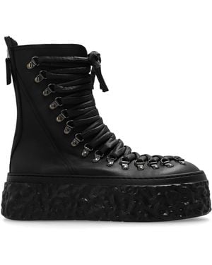Agl Attilio Giusti Leombruni Leather Ankle Boots - Black