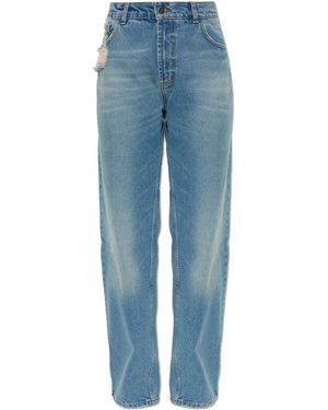 The Mannei Jeans With A 'Vintage' Effect - Blue