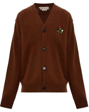 Marni Wool Cardigan - Brown
