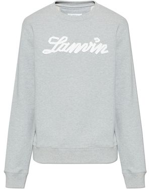 Lanvin Joggers With Logo - Grey