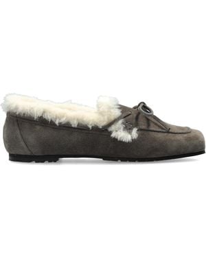 Aeyde Suede Loafers 'Jasper' - Grey