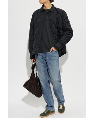 Rag & Bone Quilted Jacket With Collar - Black