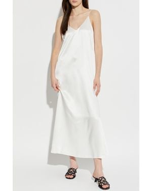 Lisa Yang Silk Slip Dress - White