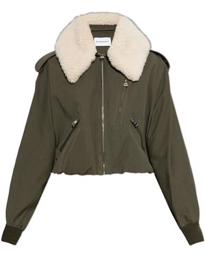 Givenchy Jacket With Detachable Collar - Green