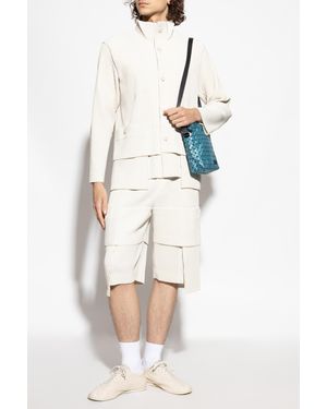 Homme Plissé Issey Miyake Pleated Shorts - White
