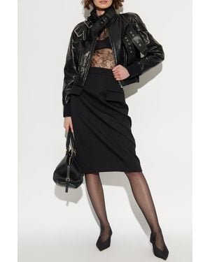 McQueen Lace Top - Black
