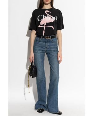 Chloé Oversize T-Shirt - Black