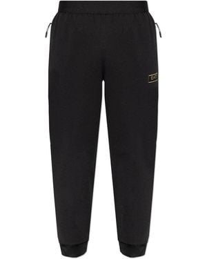 EA7 Trousers With Logo - Black