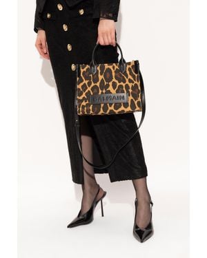 Balmain Handheld Bag `b-army Small`, - Black