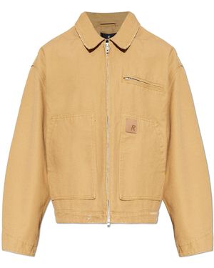 Represent Denim Jacket With "Vintage" Effect - Natural