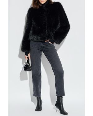 Stand Studio Sadie Faux Fur - Black