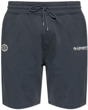 AllSaints 'Emblem' Shorts - Blue