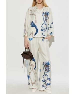 Munthe "Fabert" Pants - White