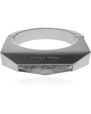 Rick Owens Bracelet With A Crystal Pyramid - Metallic