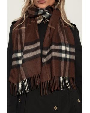 Burberry Cashmere Scarf - Brown