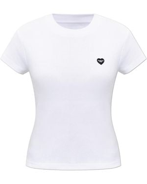 Carhartt T-Shirt 'Small Heart Patch' - White