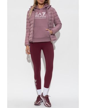 EA7 Insulated Jacket With Logo - Red