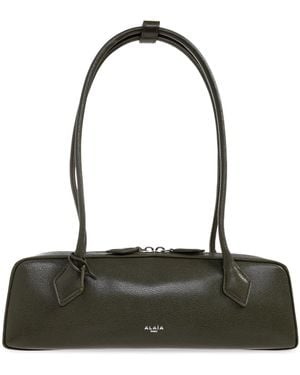 Alaïa Shoulder Bag 'Le Teckel Medium' - Green