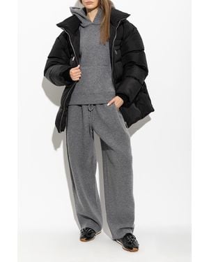 DSquared² Quilted Jacket With A Stand-Up Collar - Black