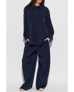 KENZO Wool Pants - Blue