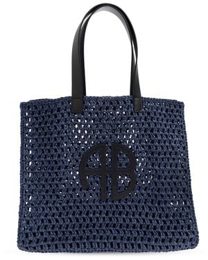Anine Bing Shopper Bag "Large Rio" - Blue