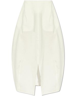 TOTEME Silk Skirt - White