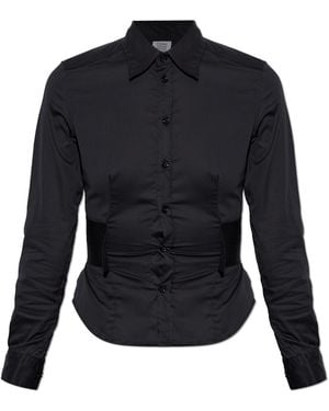 Vetements Shirt With An Elastic Waistband - Blue