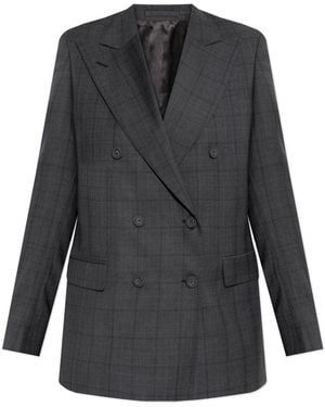 Officine Generale Wool Blazer - Grey