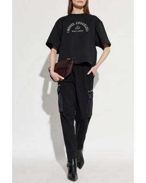 Moose Knuckles T-Shirt "True North" - Black