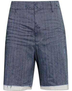 DSquared² Shorts With A 'Vintage' Effect - Blue