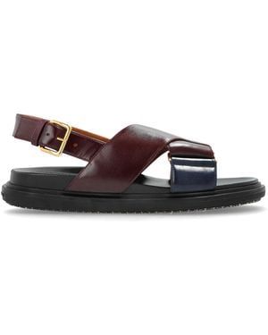 Marni Leather Sandals - White