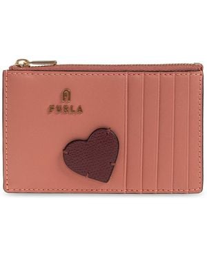 Furla Camelia Medium Card Case - Red