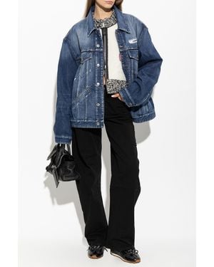 DSquared² Oversized Denim Jacket - Blue