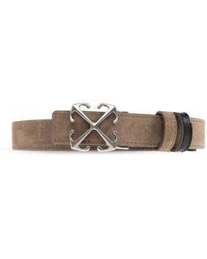 Off-White c/o Virgil Abloh Suede Belt - Natural