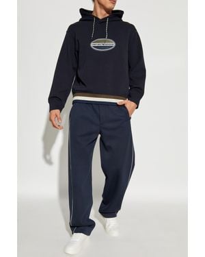 Emporio Armani Sweatshirt From The 'Sustainability' Collection - Blue