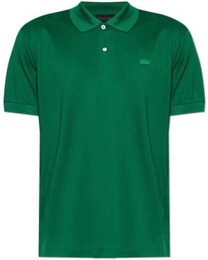 LACOSTE RUNWAY Silk Polo - Green