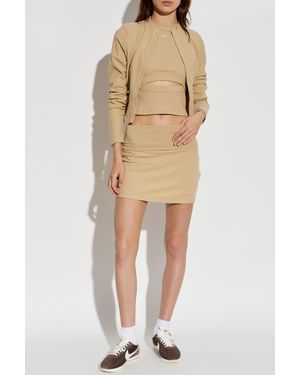 Nike Top With "Z" Logo - Natural