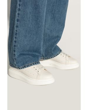 McQueen Sports Shoes With Logo - Blue