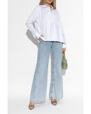 Blumarine Flared Leg Jeans - Blue
