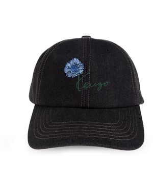 KENZO Denim Baseball Cap - Black