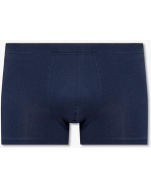 Hanro Cotton Shorts - Blue