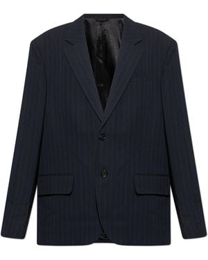 Acne Studios Pinstripe Blazer - Blue