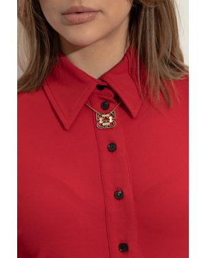 Ferragamo Necklace With A Pendant - Red